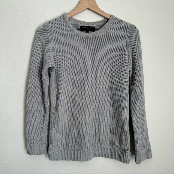 RAG & BONE grey knit sweater - Picture 1 of 7